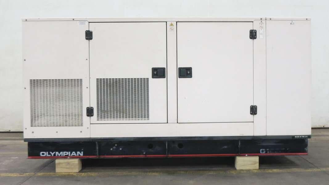 Used Caterpillar / Olympian G125G1 Natural Gas / Propane Generator, 58 Hrs, EPA Certified