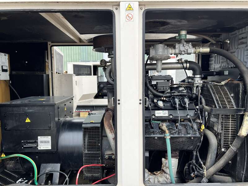 Used Caterpillar / Olympian G125G1 Natural Gas / Propane Generator, 58 Hrs, EPA Certified