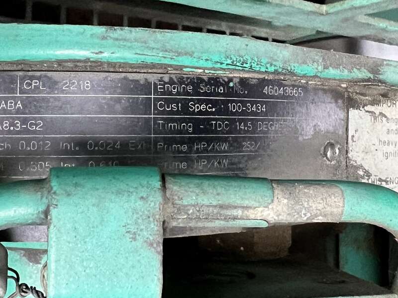 Used Cummins DGFA Diesel Generator, 481 Hrs