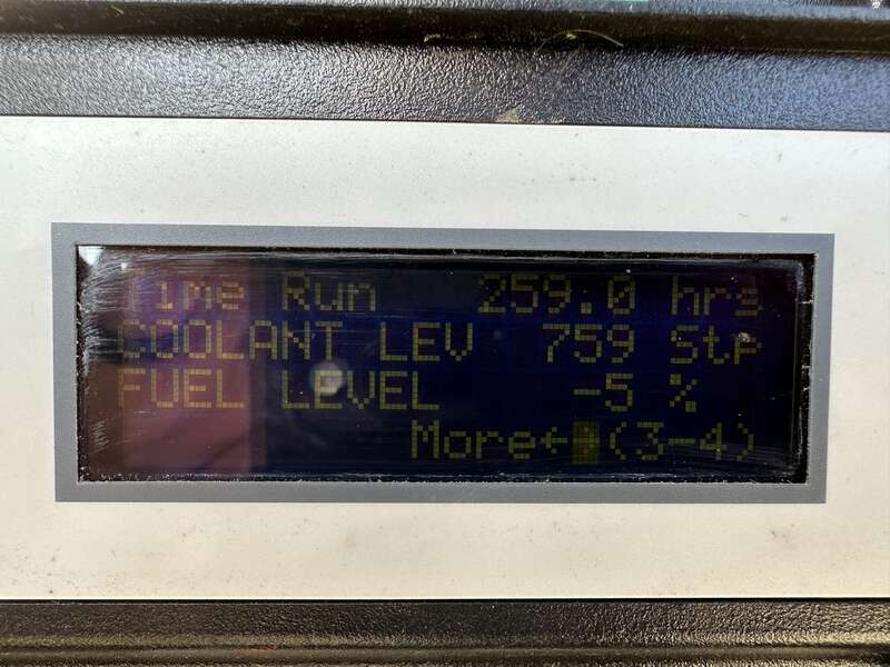 Used Generac SD0600 Diesel Generator, 260 hours EPA Tier 2