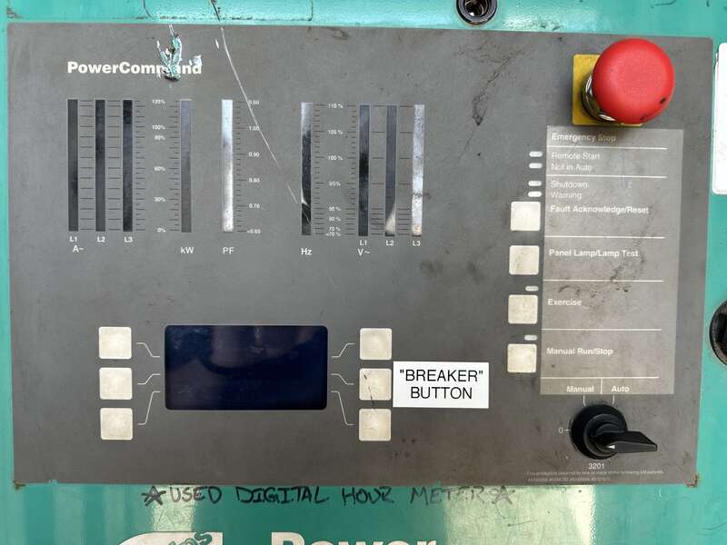Used Cummins DQFAD Diesel Generator 13546 Hrs, EPA Tier 2
