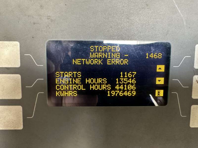 Used Cummins DQFAD Diesel Generator 13546 Hrs, EPA Tier 2