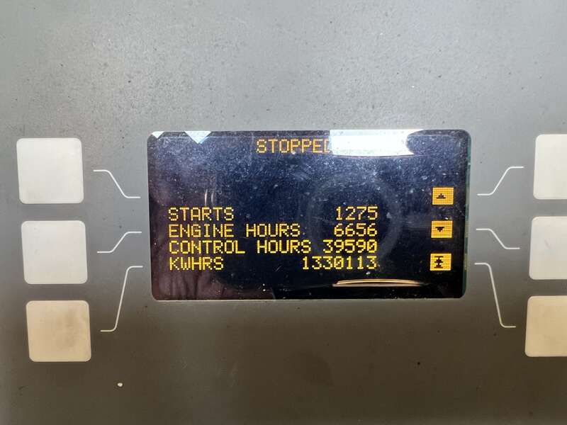 Used Cummins DQFAD Diesel Generator 6656 Hrs, EPA Tier 2