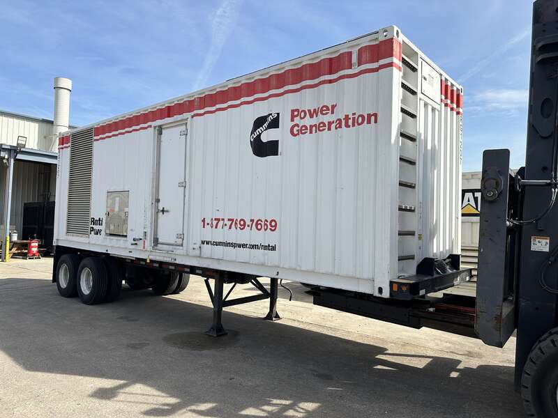 Used Cummins DQFAD Diesel Generator 7858 Hrs, EPA Tier 2