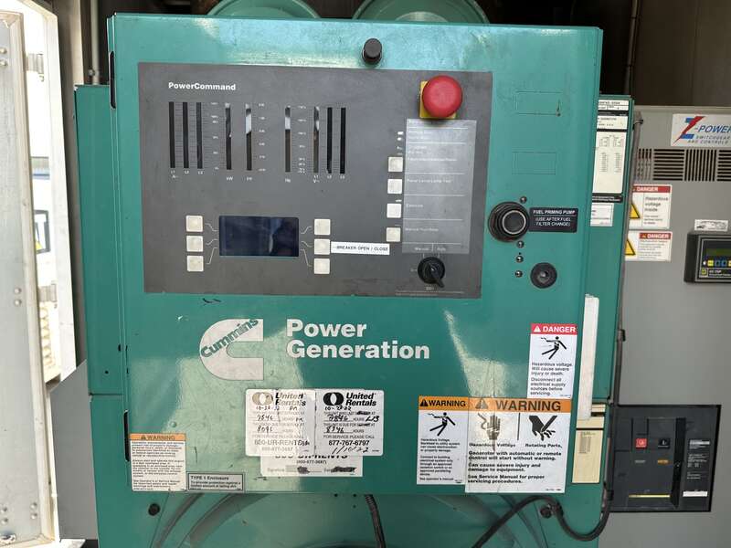 Used Cummins DQFAD Diesel Generator 7858 Hrs, EPA Tier 2