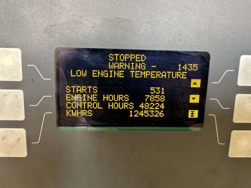 Used Cummins DQFAD Diesel Generator 7858 Hrs, EPA Tier 2