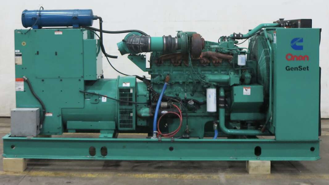 Used Cummins DFCE NTA855-G5 Diesel Generator, 592 Hrs