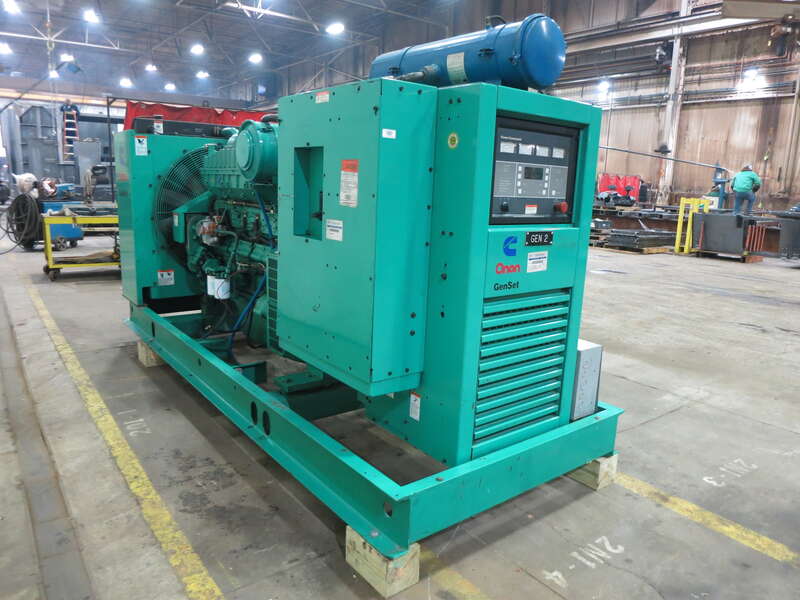 Used Cummins DFCE NTA855-G5 Diesel Generator, 592 Hrs