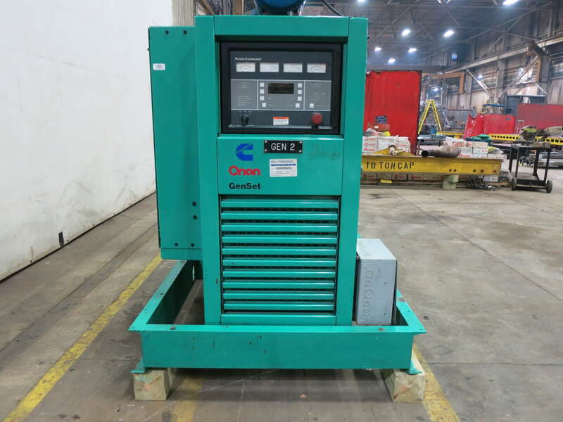 Used Cummins DFCE NTA855-G5 Diesel Generator, 592 Hrs