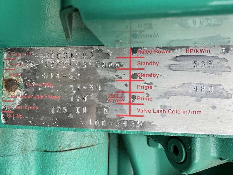 Used Cummins DQBB Portable Diesel Generator, 202 Hrs