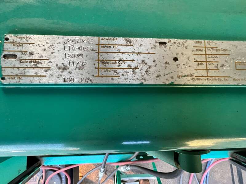 Used Cummins DFAA Diesel Generator, 732 Hrs