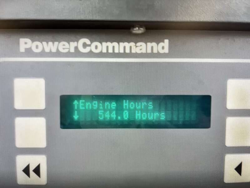 Used Cummins DFEH QSX15-G9 NR2 Diesel Generator 544 Hrs EPA Tier 2