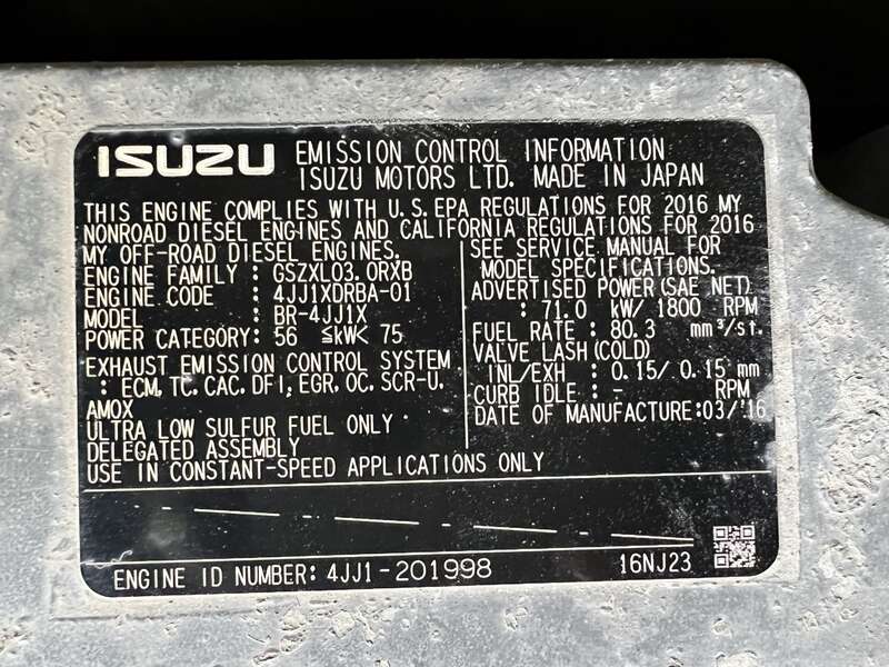 Used Multiquip DCA-70SSIU4F Rental Grade Diesel Generator, 9659 Hrs, EPA Tier 4F