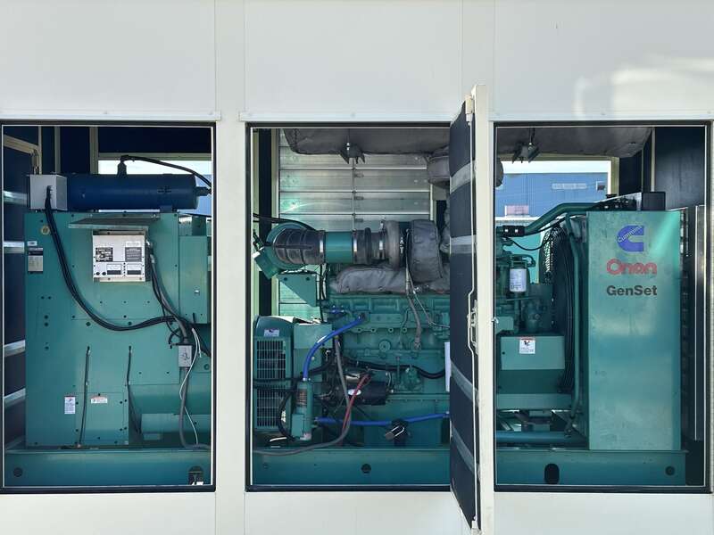 Used Cummins DFCE NTA855-G5 Diesel Generator, 484 Hrs