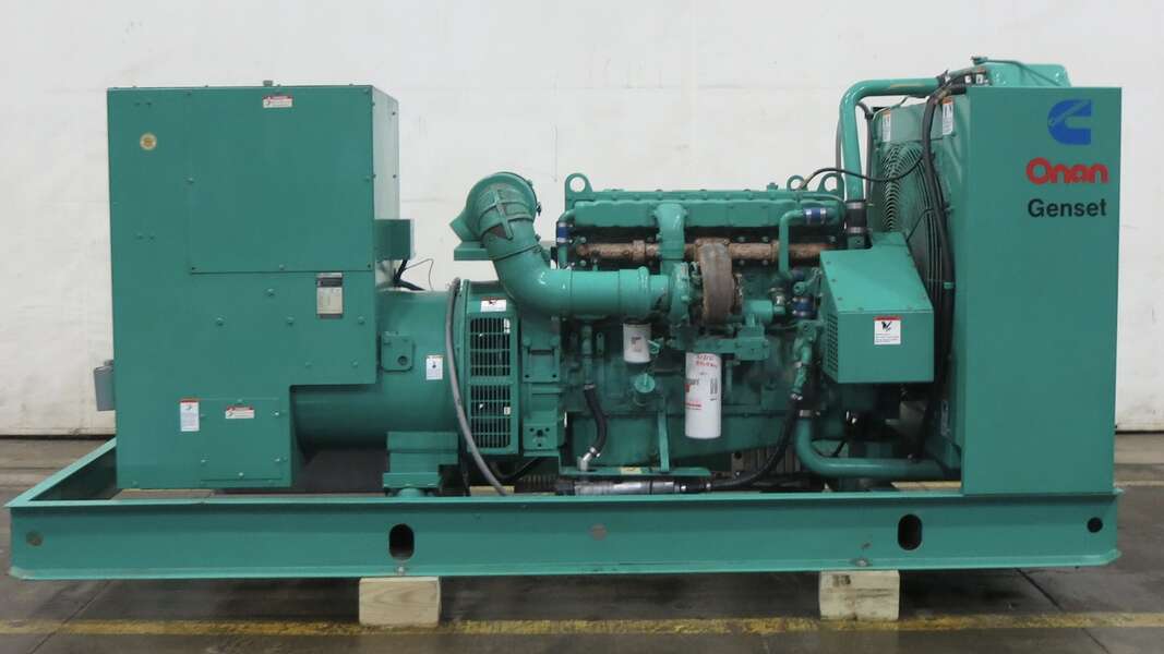 Used Cummins DFAA LTA10-G1 Diesel Generator, 590 Hrs