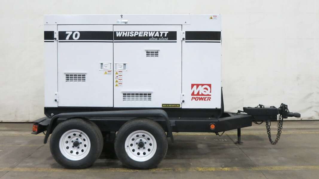 Used Multiquip DCA-70SSIU4F Rental Grade Diesel Generator, 3391 Hrs, EPA Tier 4F