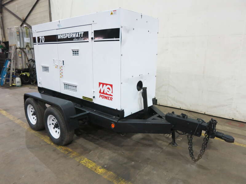 Used Multiquip DCA-70SSIU4F Rental Grade Diesel Generator, 3391 Hrs, EPA Tier 4F