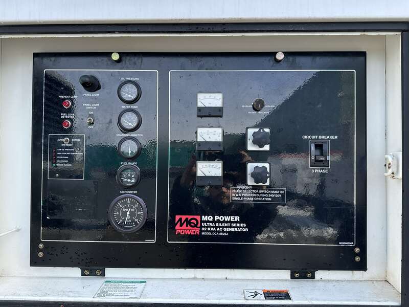 Used Multiquip DCA-85USJ Rental Grade Diesel Generator, 16021 Hrs, EPA Tier 3