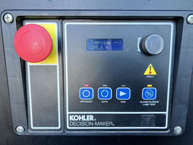 Used Kohler 100REOZJF Diesel Generator, 309 Hrs, EPA Tier 3