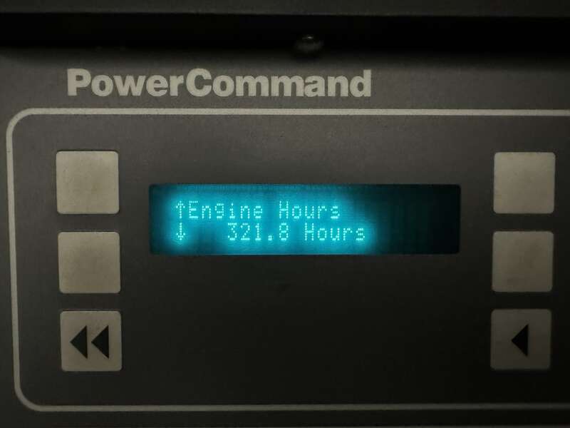 Used Cummins DFEJ QSX15-G9 NR2 Diesel Generator 321 Hrs EPA Tier 2