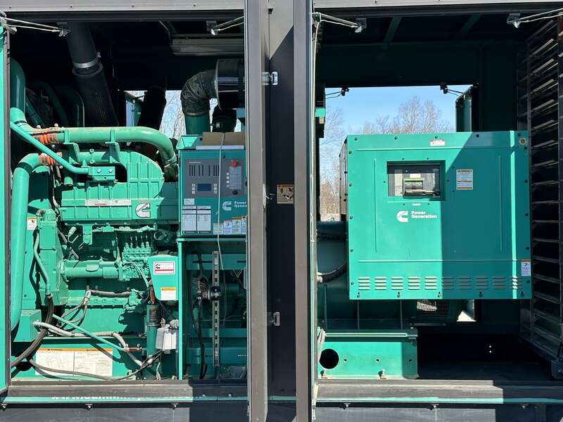 Used Cummins DQFAC QST30-G5 NR2 Diesel Generator, 94 Hrs, EPA Tier 2