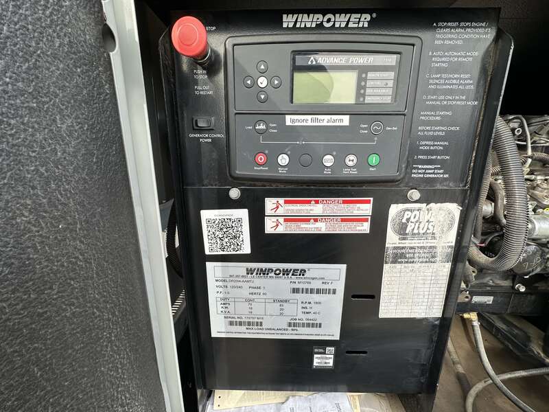Used Winpower DR20 Isuzu BV-4LE1 Rental Grade Diesel Generator 4561 Hrs EPA Tier 3