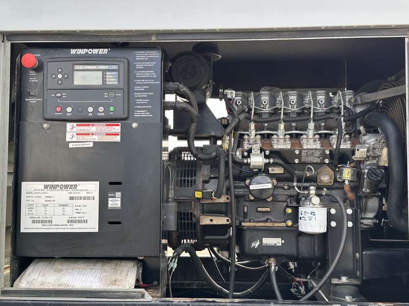 Used Winpower DR20 Isuzu BV-4LE1 Rental Grade Diesel Generator 6402 Hrs EPA Tier 3