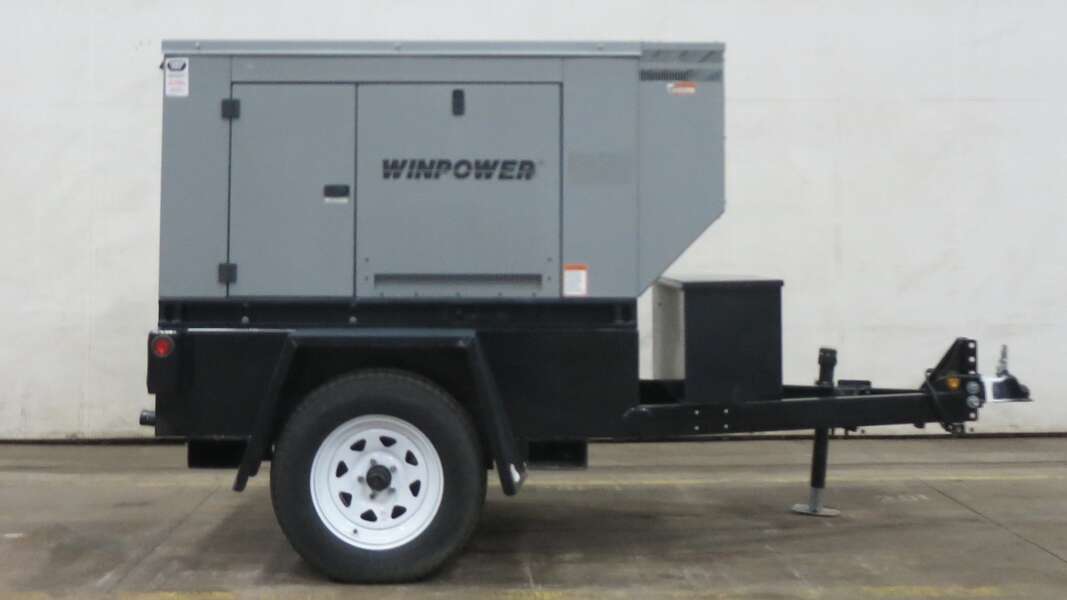 Used Winpower DR20 Isuzu BV-4LE1 Rental Grade Diesel Generator 6886 Hrs EPA Tier 3