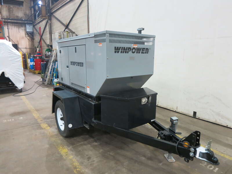 Used Winpower DR20 Isuzu BV-4LE1 Rental Grade Diesel Generator 6886 Hrs EPA Tier 3