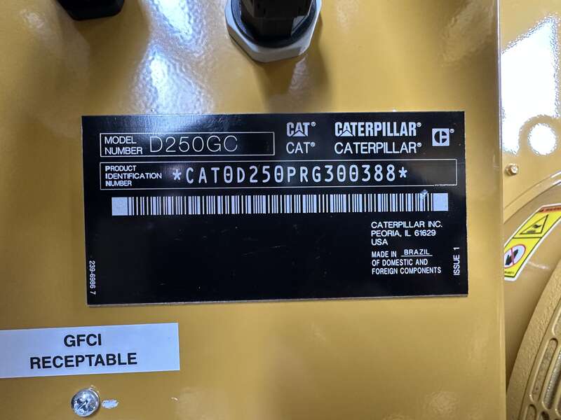 New Caterpillar C9 Diesel Generator 0 Hrs EPA Tier 3