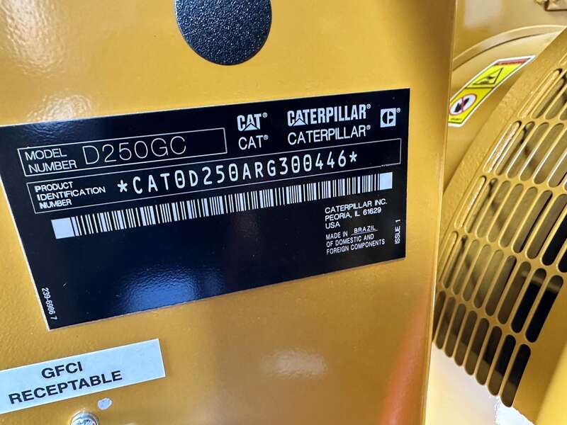 New Caterpillar C9 Diesel Generator 0 Hrs EPA Tier 3