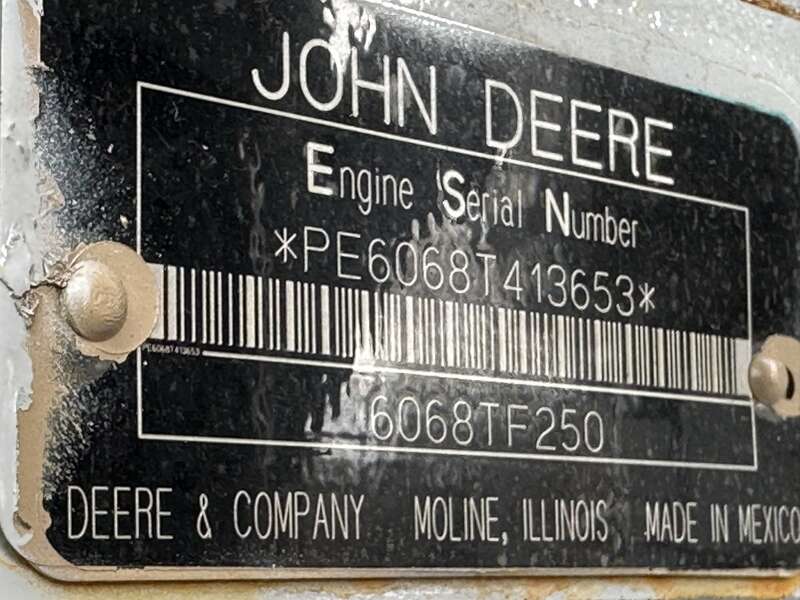 Used Detroit Diesel 125DSEJB John Deere 6068TF250 Diesel Generator, 94 Hrs