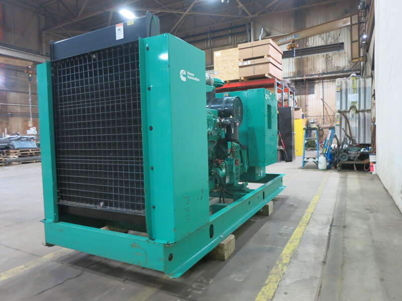 Used Cummins 275DQAE Diesel Generator, 150 Hrs