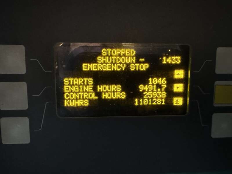 Used Cummins DQFAD Diesel Generator 10748 Hrs, EPA Tier 2