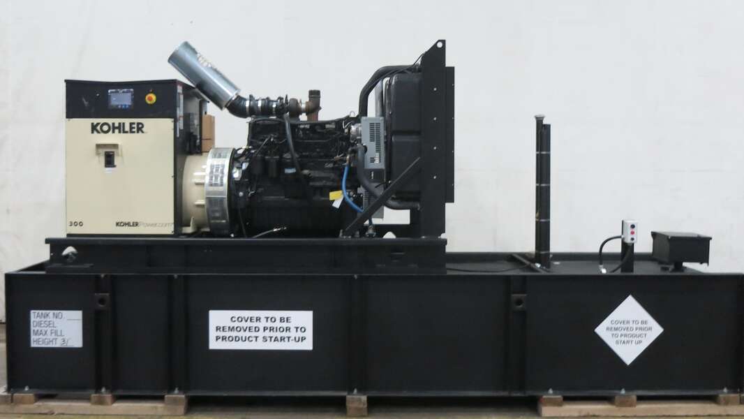 New Kohler 300REOZJ John Deere 6090HFG86 Diesel Generator, 2 Hrs, EPA Tier 3