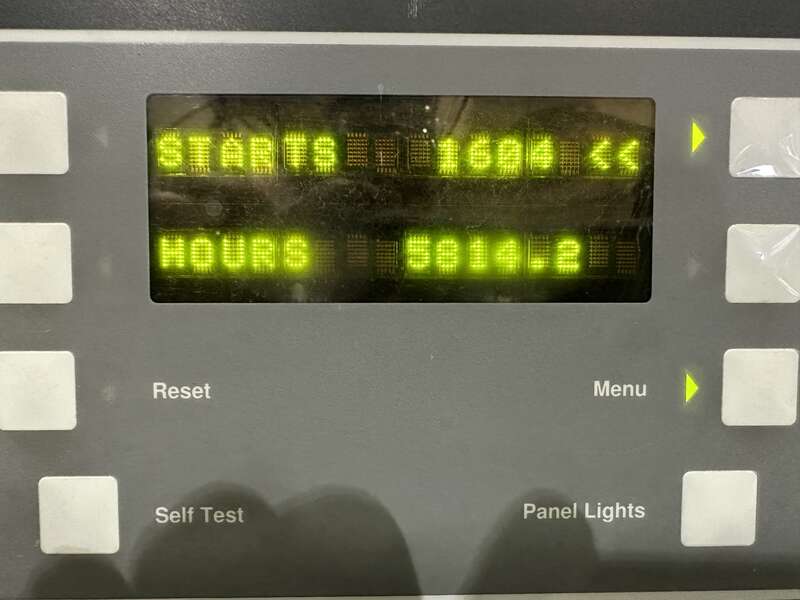 Used Cummins DFED KTA19-G4 Diesel Generator, 5814 Hrs