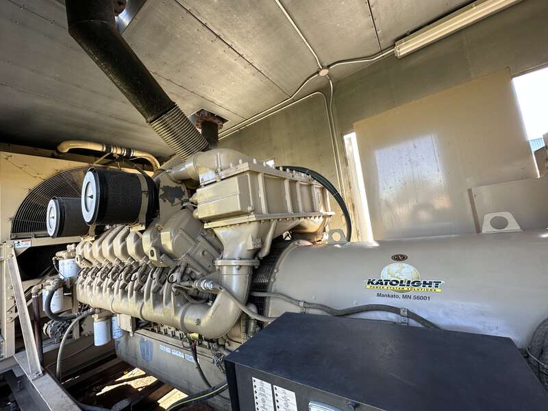 Used Katolight D1600FRX4 Diesel Generator, 608 Hrs