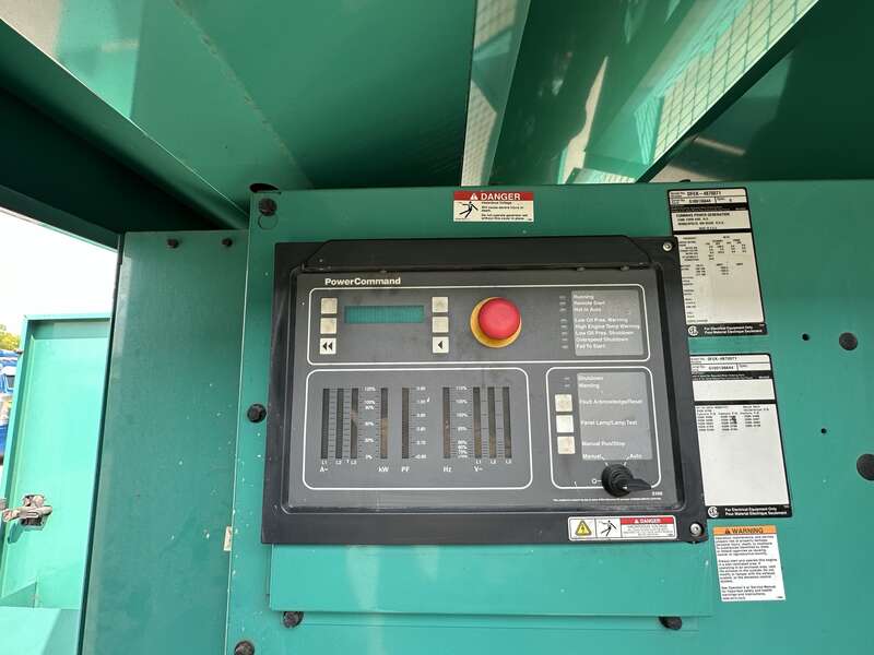 Cummins DFEK QSX15-G9 NR2 Diesel Generator, 321 Hrs, EPA Tier 2