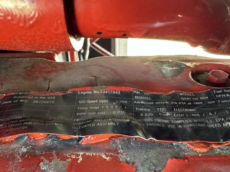 Doosan G150 Rental Grade Diesel Generator, 3139 Hrs, EPA Tier 4i