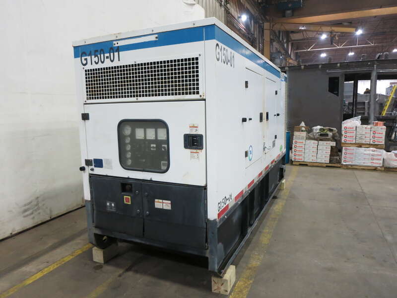 Doosan G150 Rental Grade Diesel Generator, 3139 Hrs, EPA Tier 4i