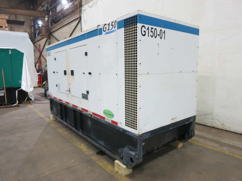 Doosan G150 Rental Grade Diesel Generator, 3139 Hrs, EPA Tier 4i