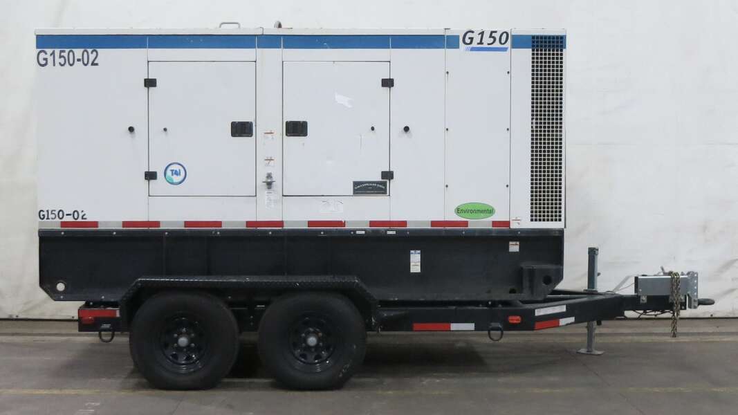 Used Doosan G150 Rental Grade Diesel Generator, 6673 Hrs, EPA Tier 4i