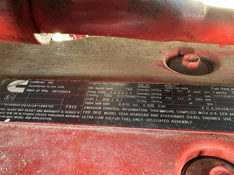 Used Doosan G150 Rental Grade Diesel Generator, 7979 Hrs, EPA Tier 4i