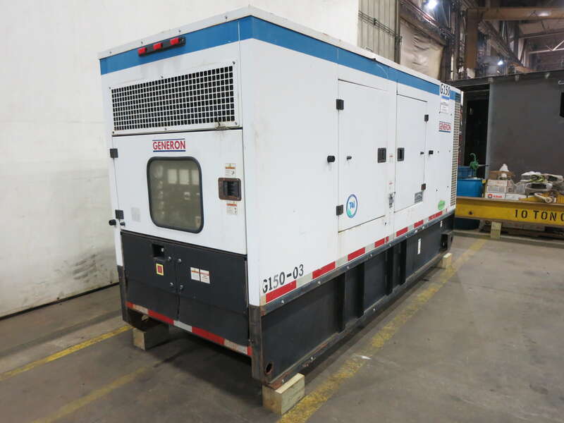 Used Doosan G150 Rental Grade Diesel Generator, 7979 Hrs, EPA Tier 4i