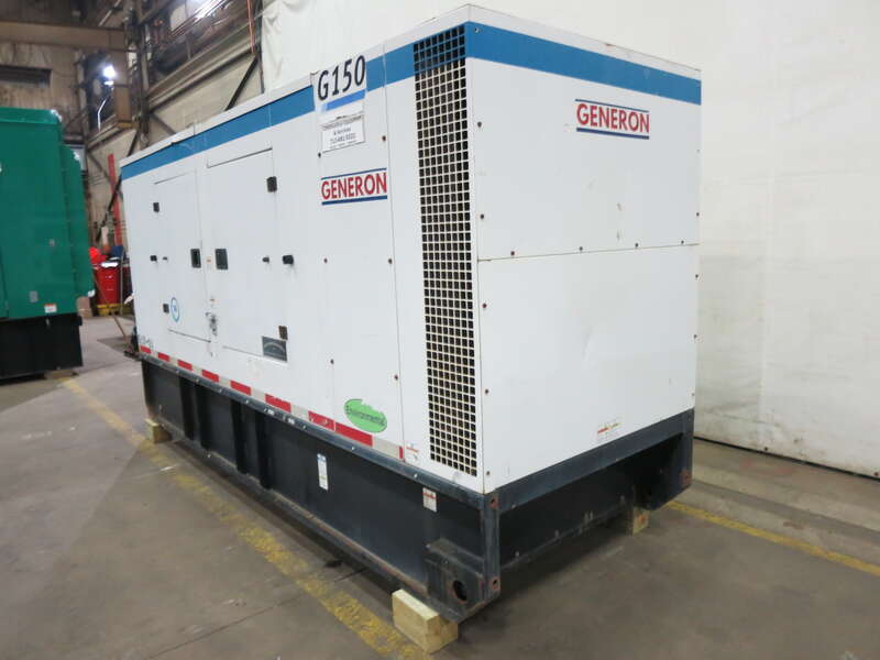 Used Doosan G150 Rental Grade Diesel Generator, 7979 Hrs, EPA Tier 4i