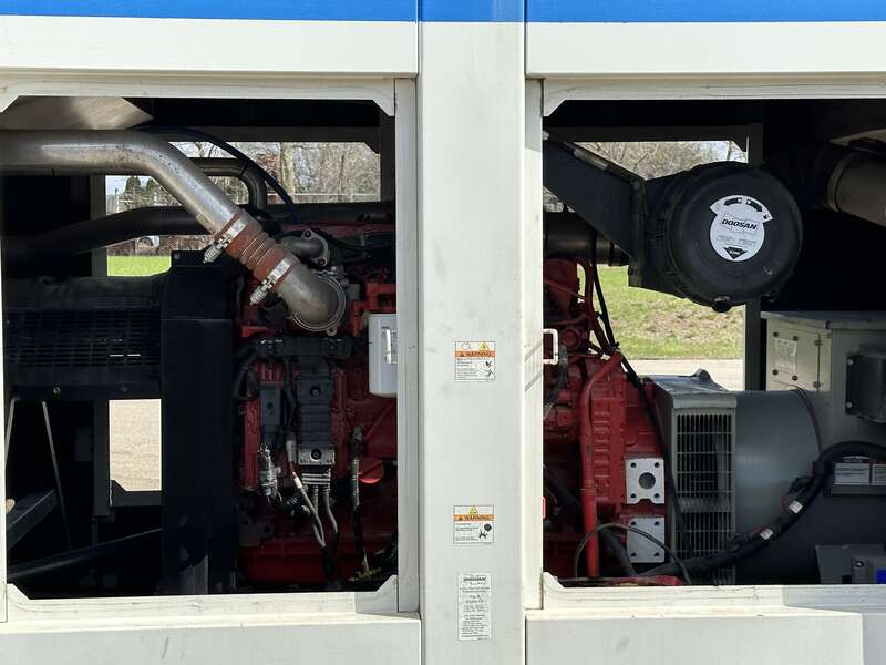 Used Doosan G150 Rental Grade Diesel Generator, 7979 Hrs, EPA Tier 4i