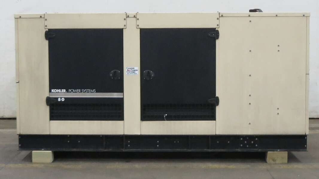 Used Kohler 80REZG Natural Gas / Propane Generator 436 Hrs EPA Certified
