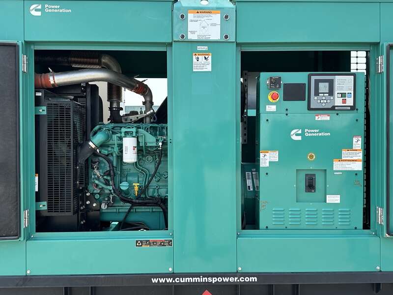 Used Cummins DSGAC QSB7-G3 NR3 Diesel Generator, 313 Hrs, EPA Tier 3
