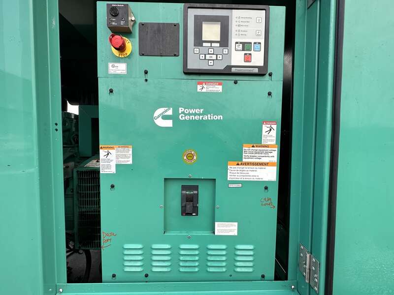 Used Cummins DSGAC QSB7-G3 NR3 Diesel Generator, 313 Hrs, EPA Tier 3