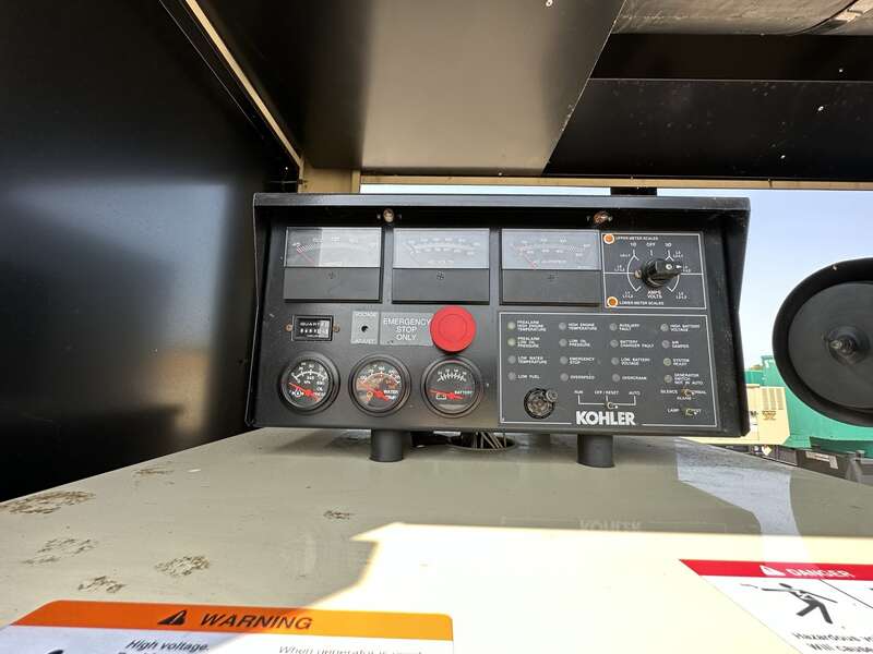 Used Kohler 125REOZJD Diesel Generator, 491 Hrs, EPA Tier 3